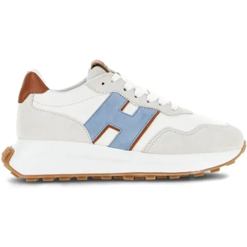H641 Sneakers with Clue Sky H Logo , female, Sizes: 4 1/2 UK, 4 UK, 6 UK, 3 UK, 7 UK, 3 1/2 UK, 5 UK, 5 1/2 UK - Hogan - Modalova
