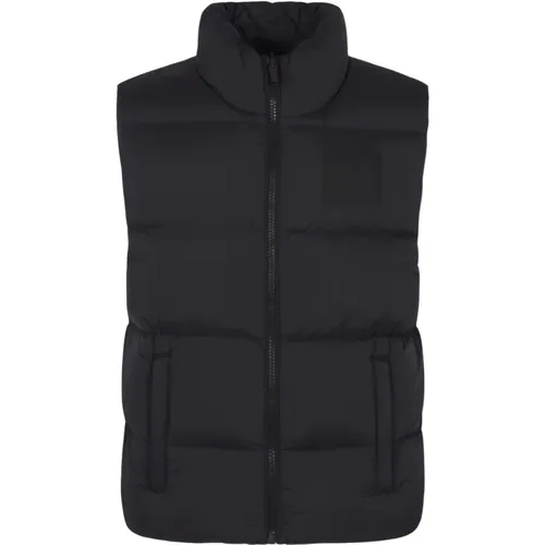 Schwarze Kings Puffer Vest Kleidung , Herren, Größe: L - Moose Knuckles - Modalova