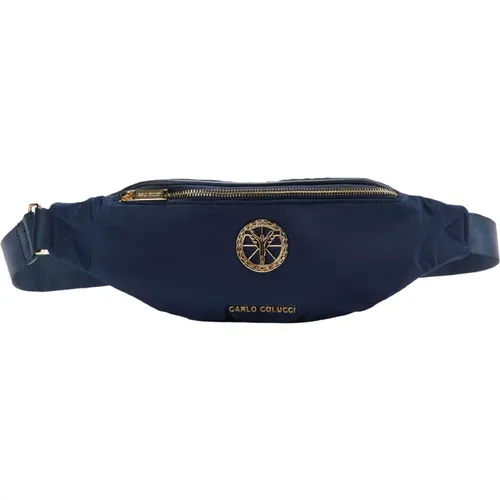 Waist Bag with Logo Cesarotto , unisex, Sizes: ONE SIZE - carlo colucci - Modalova