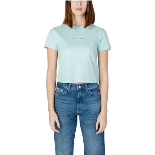 T-Shirts , Damen, Größe: XS - Calvin Klein Jeans - Modalova