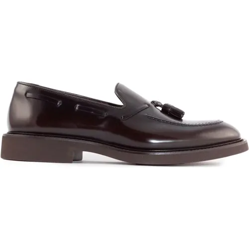 Leather Loafers with Tassels , male, Sizes: 11 UK, 9 UK, 8 1/2 UK - Doucal's - Modalova