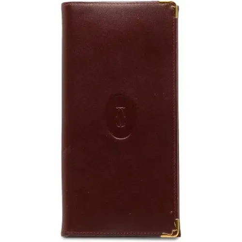 Pre-owned Leather wallets , female, Sizes: ONE SIZE - Cartier Vintage - Modalova