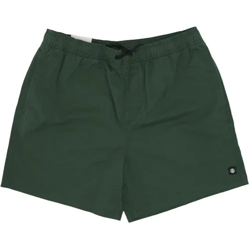 Garden Topiary Twill Short Trousers , male, Sizes: XL, M, L - Element - Modalova