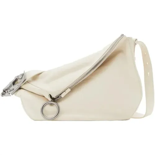 Folded Design Leather Tote Bag , female, Sizes: ONE SIZE - Burberry - Modalova