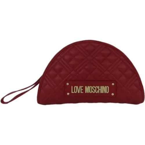 Quilted Pochette for Women , female, Sizes: ONE SIZE - Love Moschino - Modalova