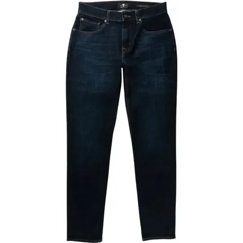 Elegante Slimmy Tapered Denim Jeans , Herren, Größe: XL - 7 For All Mankind - Modalova