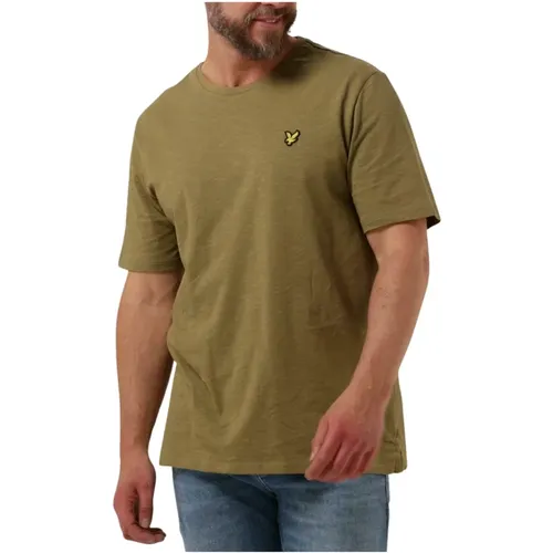 Herren Polo & T-Shirts Slub T-Shirt , Herren, Größe: S - Lyle & Scott - Modalova