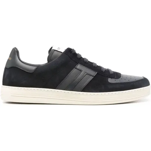 Sneakers Panelled Design T-Patch , male, Sizes: 6 UK, 8 1/2 UK, 7 UK, 9 UK, 7 1/2 UK - Tom Ford - Modalova