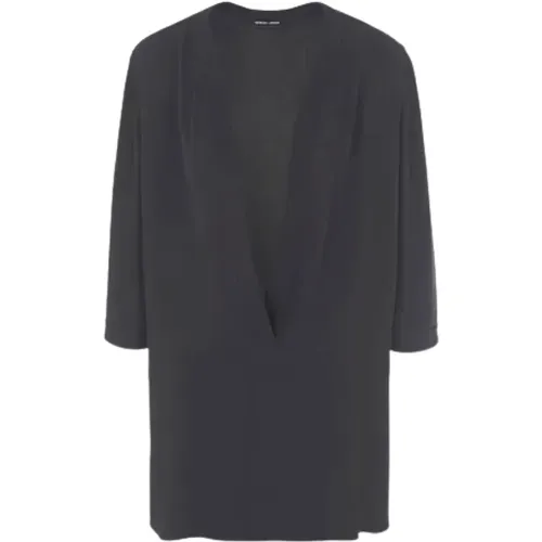 Sophisticated Silk Georgette Shirt , female, Sizes: XS - Giorgio Armani - Modalova