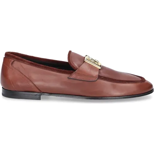 Suede Loafers , male, Sizes: 10 UK - Dolce & Gabbana - Modalova