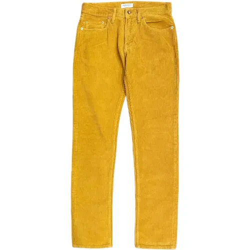 Corduroy Icarus Ocher Pants Slim Fit , male, Sizes: W30, W34 - President's - Modalova