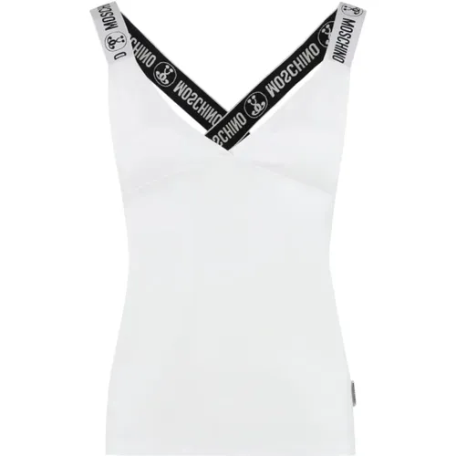 Elegant Sleeveless Top for Women , female, Sizes: XS, L - Moschino - Modalova