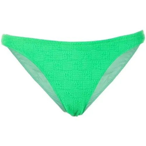 Knit logo bikini bottoms , female, Sizes: L - alexander wang - Modalova