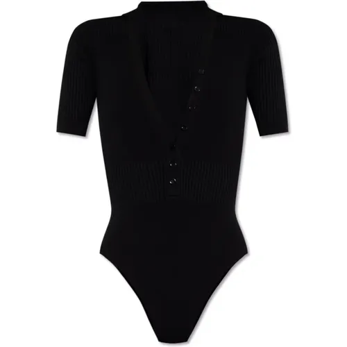 Yauco bodysuit with collar , female, Sizes: 2XS, S - Jacquemus - Modalova