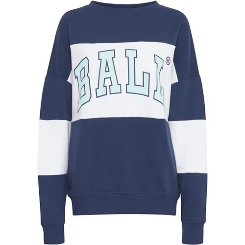 Ocean Sweatshirt with Cool Front Print , female, Sizes: XS - Ball - Modalova