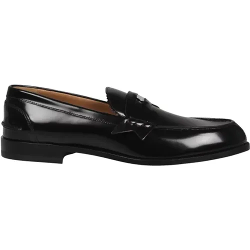 Glänzende Loafers aus Kalbsleder Fw24 glänzendes Finish - Christian Louboutin - Modalova