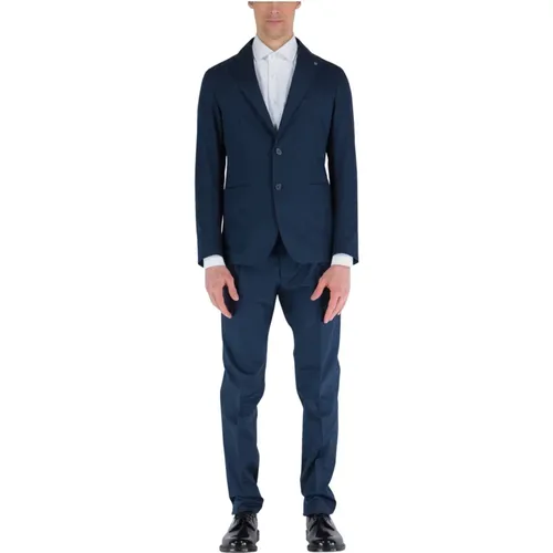 Single Breasted Suits , male, Sizes: XL, 2XL - Tagliatore - Modalova