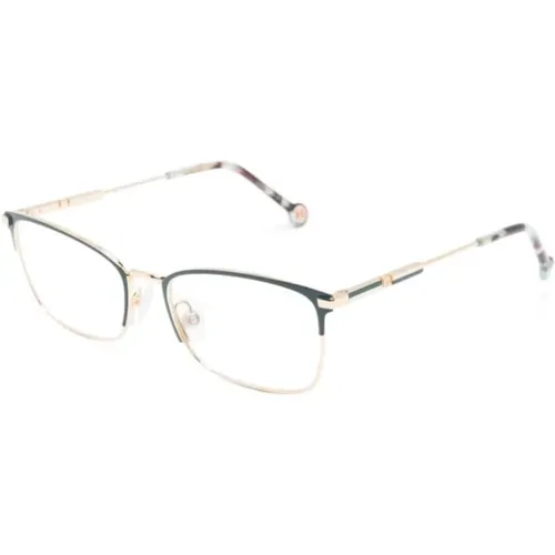 Goldene Optische Brille Must-Have Stil - Carolina Herrera - Modalova