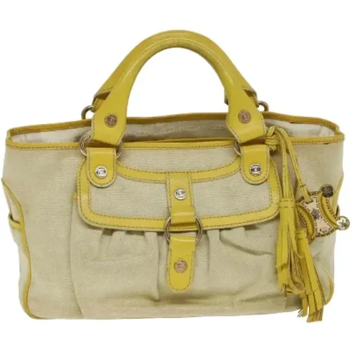 Pre-owned Canvas handbags , female, Sizes: ONE SIZE - Celine Vintage - Modalova