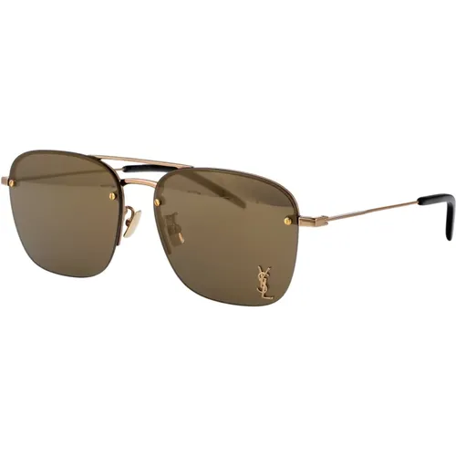 Klassische Schwarze Sonnenbrille SL 309 M , Damen, Größe: 59 MM - Saint Laurent - Modalova