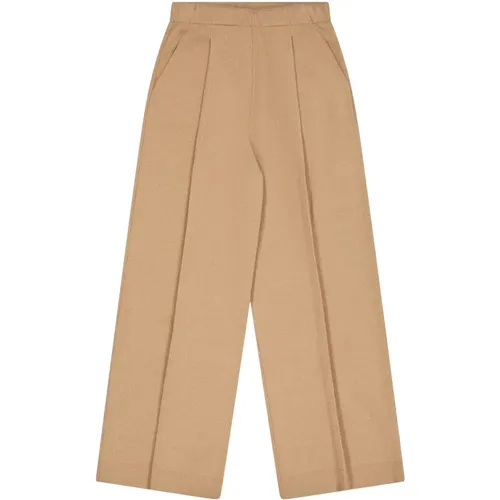 Single Pence Trousers In Merino Wool And Cashmere , female, Sizes: 2XS, XS - Laneus - Modalova