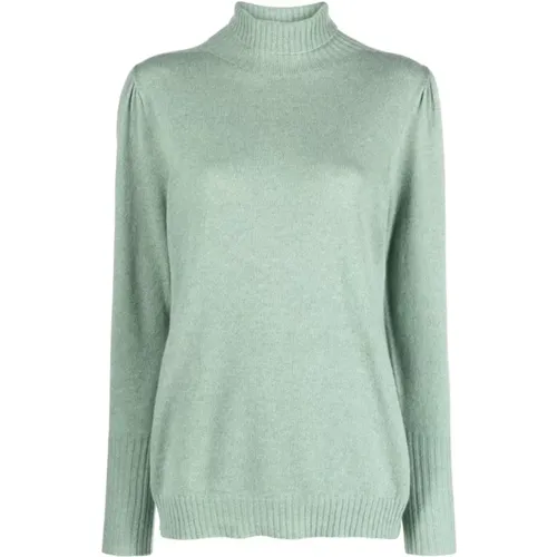 Natural Sage Turtle-Neck Sweater , female, Sizes: M - Twinset - Modalova