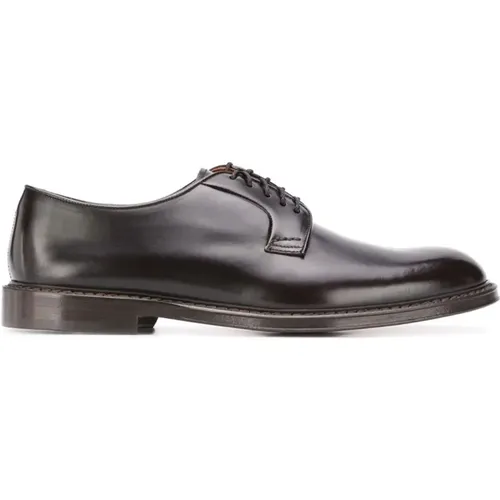 Ebony Derby Shoes , male, Sizes: 7 1/2 UK, 7 UK, 6 UK, 5 1/2 UK - Doucal's - Modalova