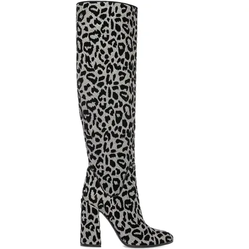 Stylish Leather Boots , female, Sizes: 3 UK - Dolce & Gabbana - Modalova