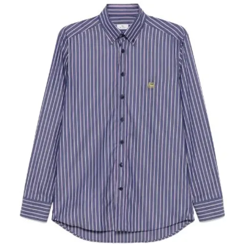 Striped Shirt in Navy and Multicolor , male, Sizes: XL, 2XL, 3XL, M - ETRO - Modalova