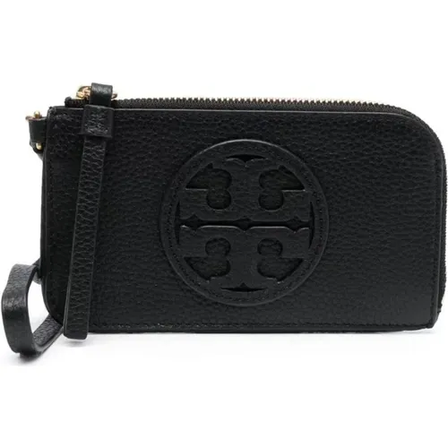 Miller Zip Card Case , female, Sizes: ONE SIZE - TORY BURCH - Modalova