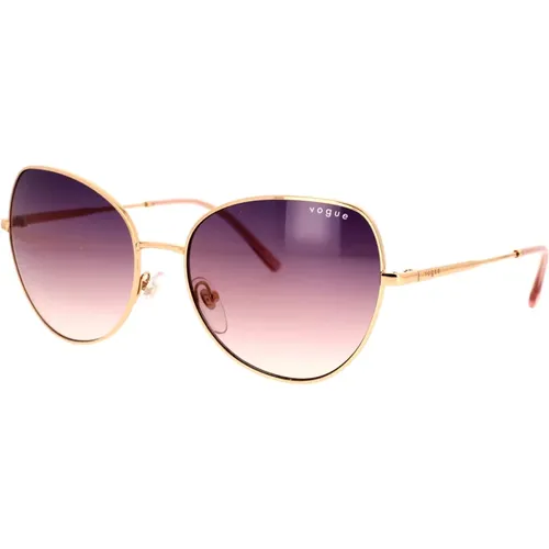 Stilvolle Schmetterling Sonnenbrille , Damen, Größe: 56 MM - Vogue - Modalova