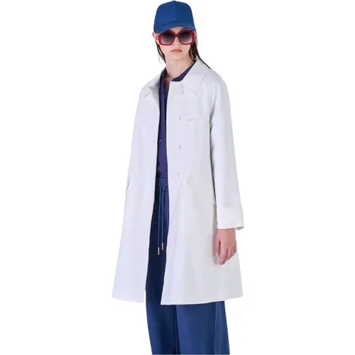 Langer Einreihiger Trenchcoat , Damen, Größe: XL - Silvian Heach - Modalova