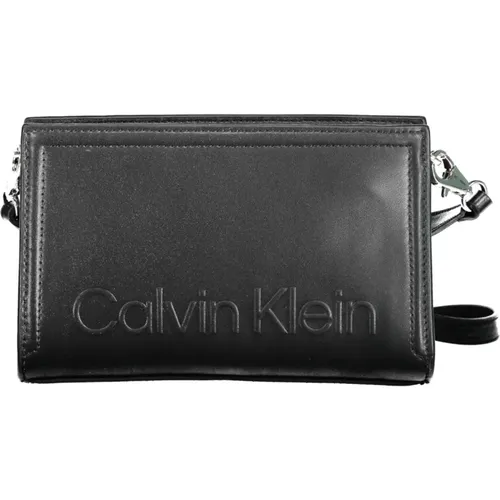 Schwarze Damen Schultertasche mit Abnehmbarem Riemen - Calvin Klein - Modalova