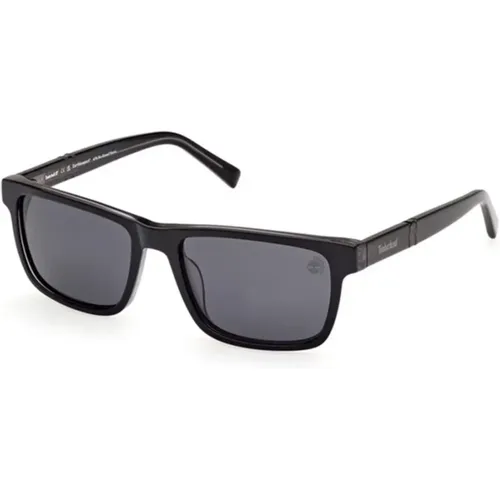 Rectangular Sunglasses Glossy Style , male, Sizes: ONE SIZE - Timberland - Modalova
