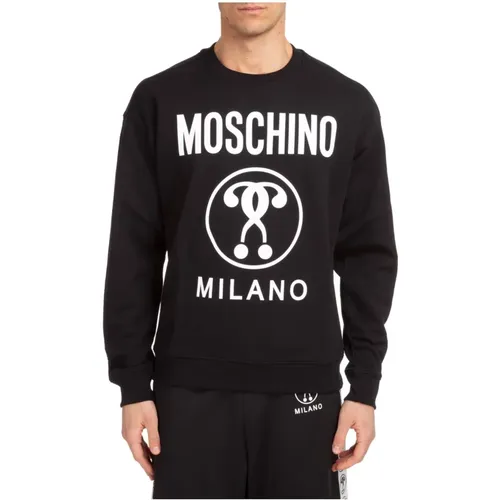 Double Question Mark Sweatshirt - Moschino - Modalova