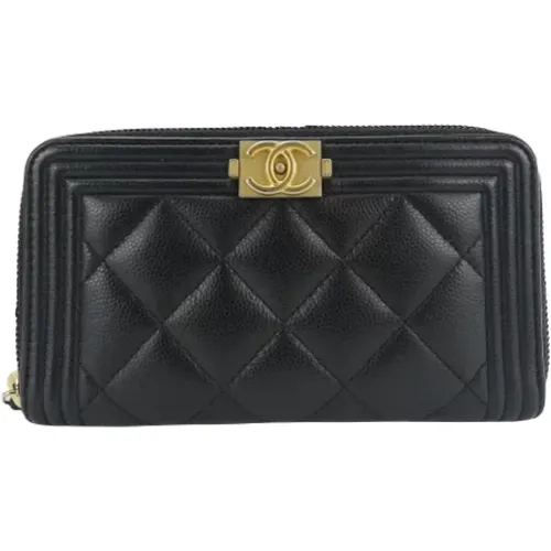 Pre-owned Leather wallets , female, Sizes: ONE SIZE - Chanel Vintage - Modalova