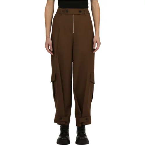 Trousers , female, Sizes: 2XS - Erika Cavallini - Modalova