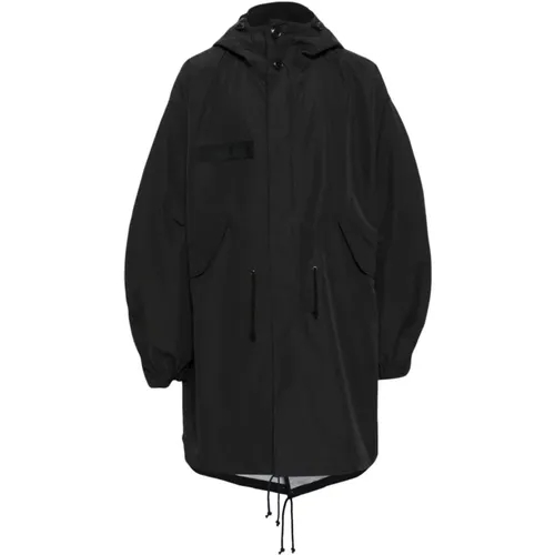 Hooded Jacket with Ribbon Trim , male, Sizes: M, L - Comme des Garçons - Modalova