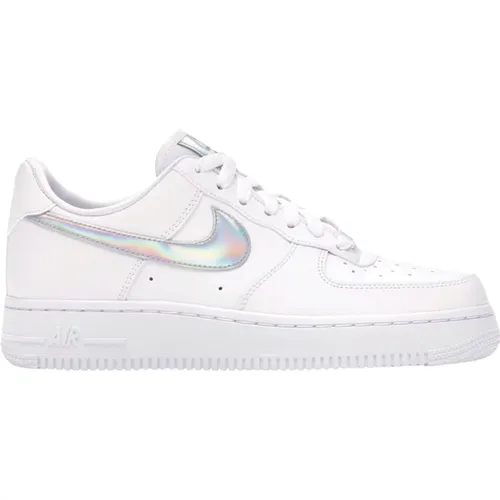 Weiße Irisdescent Low Top Sneakers - Nike - Modalova