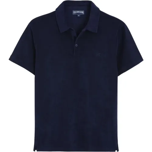 Herren Jacquard Polo Shirt , Herren, Größe: XL - Vilebrequin - Modalova