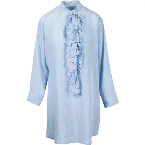 Stylish Shirt Dress , female, Sizes: XS, M, S - Douuod Woman - Modalova