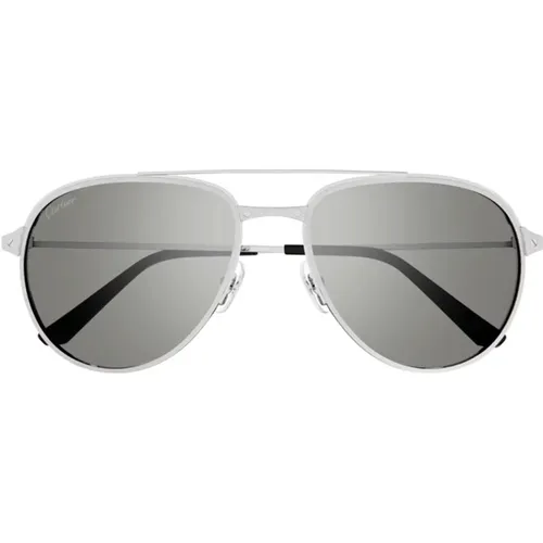 Sophisticated Aviator Sunglasses , male, Sizes: 59 MM - Cartier - Modalova