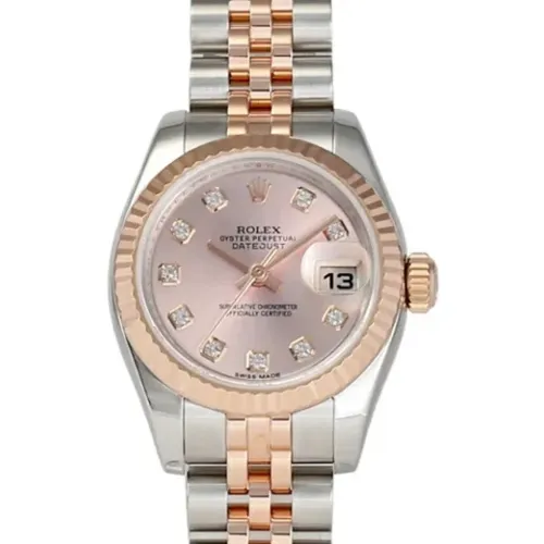 Pre-owned Rose Gold watches , female, Sizes: ONE SIZE - Rolex Vintage - Modalova