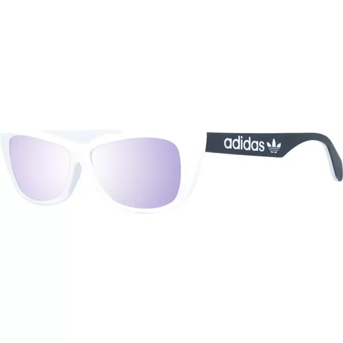 Weiße Damen Sonnenbrille im Cat-Eye-Stil , unisex, Größe: ONE Size - Adidas - Modalova