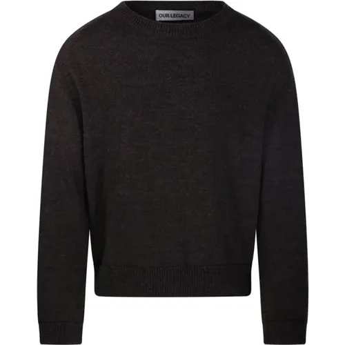 Rustic Merino Rundhals Pullover , Herren, Größe: L - Our Legacy - Modalova