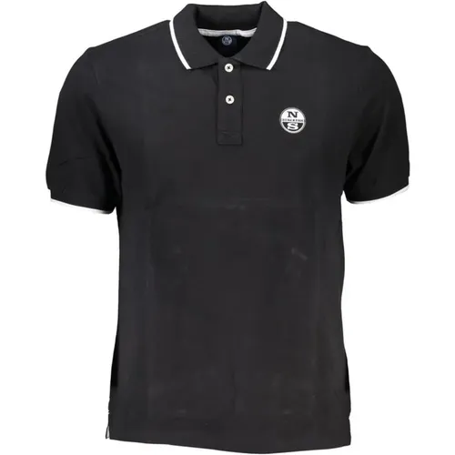 Polo-Shirt mit Kontrastdetails , Herren, Größe: S - North Sails - Modalova