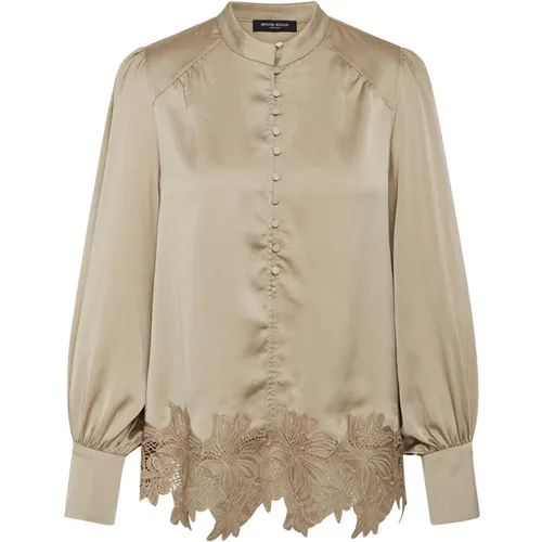 Acaciabbkatara Blouse Plaza Taupe , female, Sizes: S, XL, M - Bruuns Bazaar - Modalova