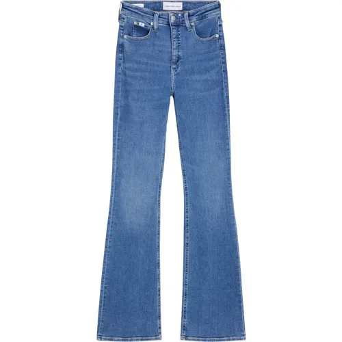 Bootcut Skinny Flare Jeans Blau , Damen, Größe: W31 - Calvin Klein - Modalova