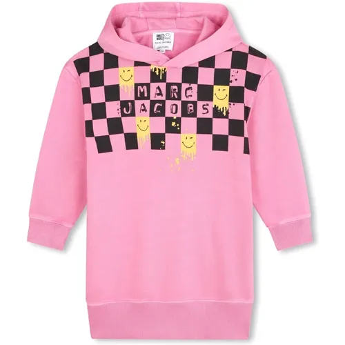 Fuchsia Check Hooded Sweatshirt - Marc Jacobs - Modalova