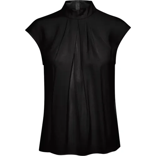 Elegante Drapierte Top in Schwarz , Damen, Größe: 3XL - InWear - Modalova